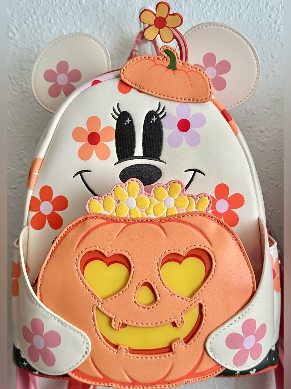 Loungefly Mini Backpack - Disney Minnie Mouse Floral Ghost